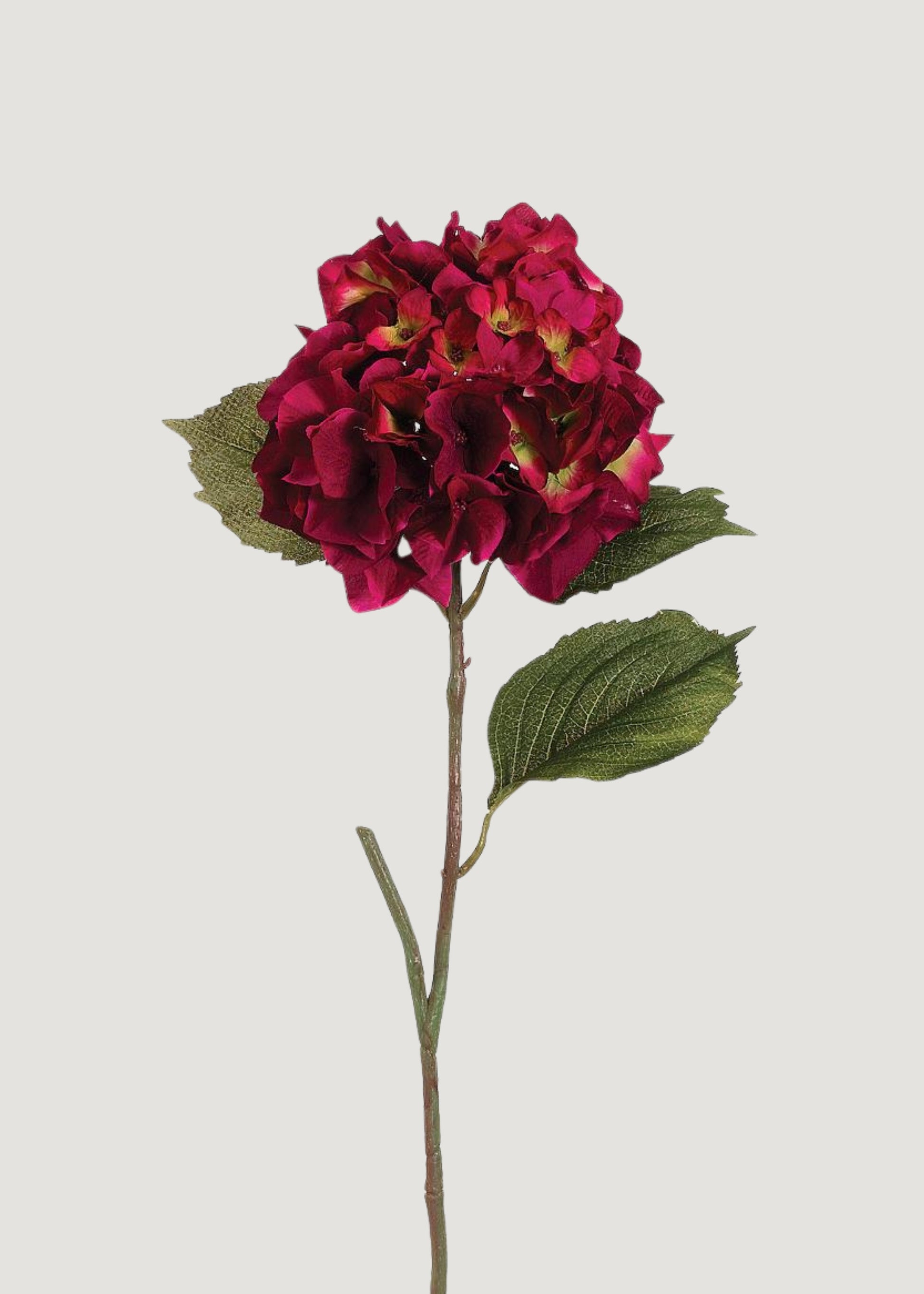 Deep Pink Fake Blooming Hydrangea Flower 