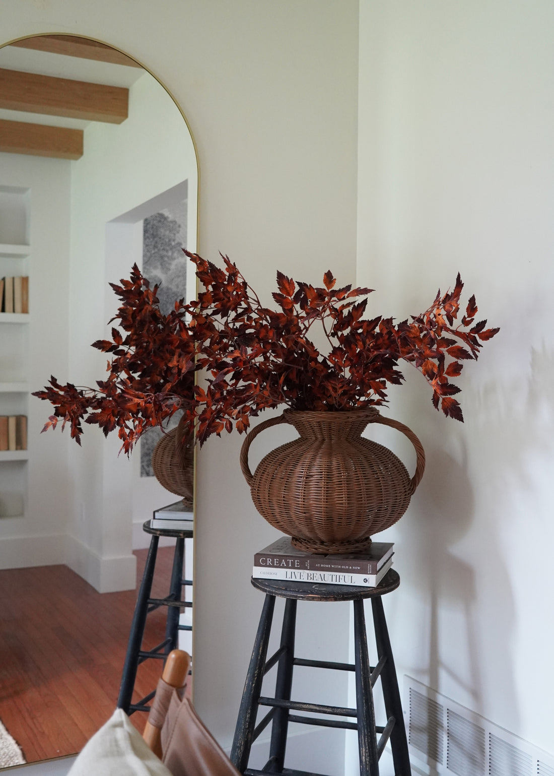 Artificial Brown Cimicifuga Leaf Sprays