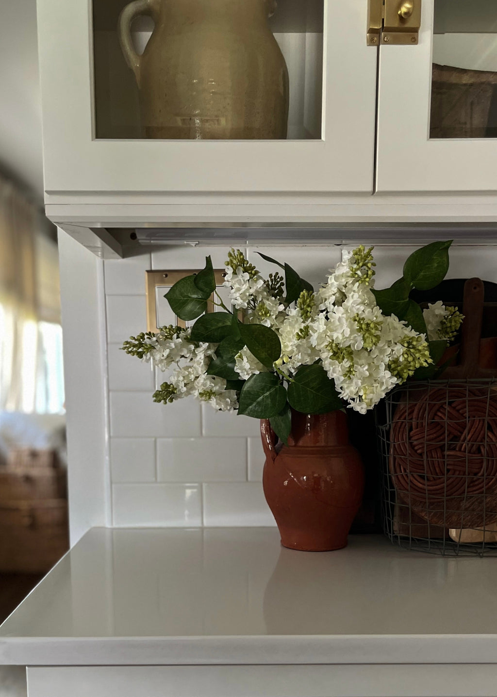 Silk Lilac Arrangement