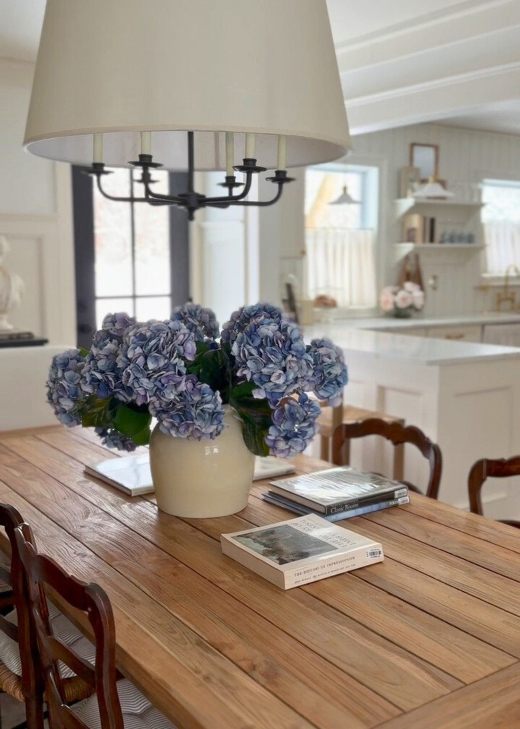 Artificial Blue Lavender Hydrangeas