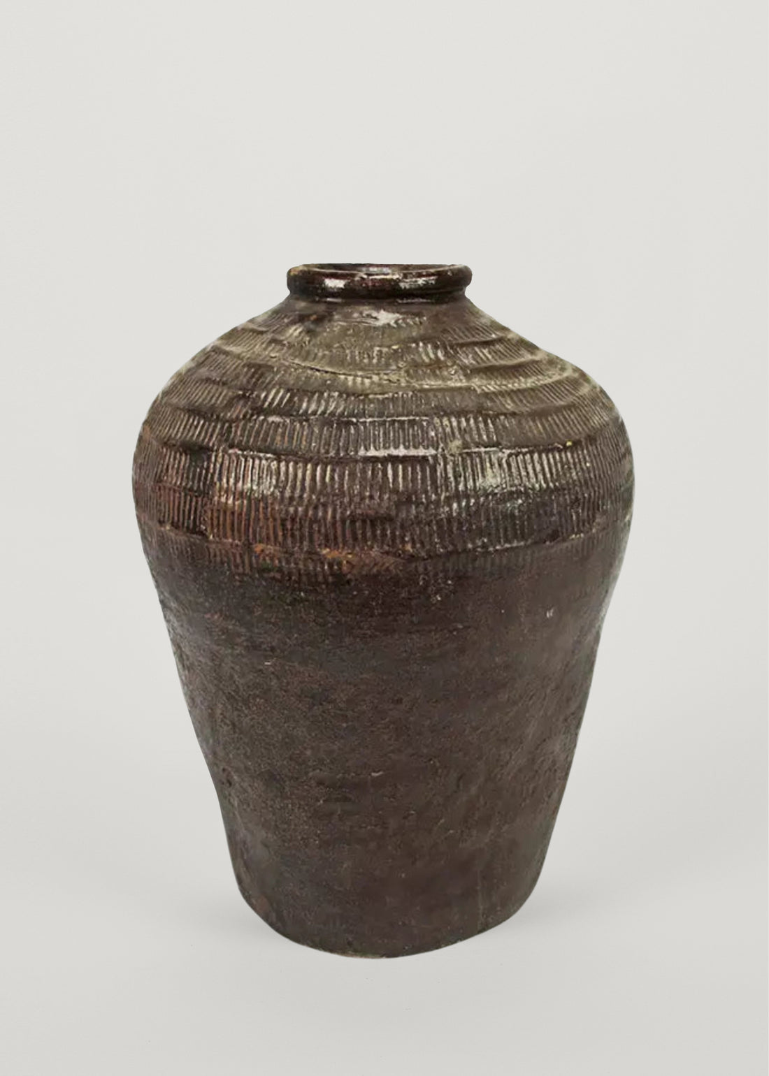 Handmade Terra Cotta Ceramic Rice Wine Jar