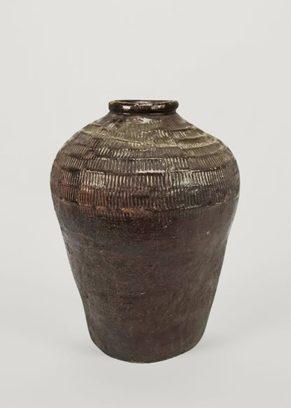 Handmade Terra Cotta Ceramic Rice Wine Jar