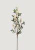 Artificial Holiday Berry Branch in Cream White 