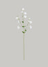 Artificial Sweet Pea Wildflowers in White 