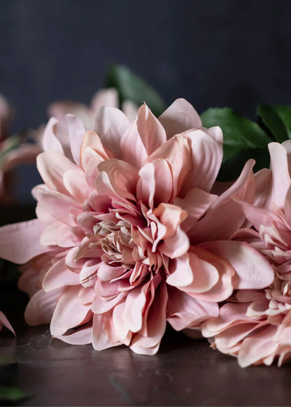 Fake Pink Dahlias