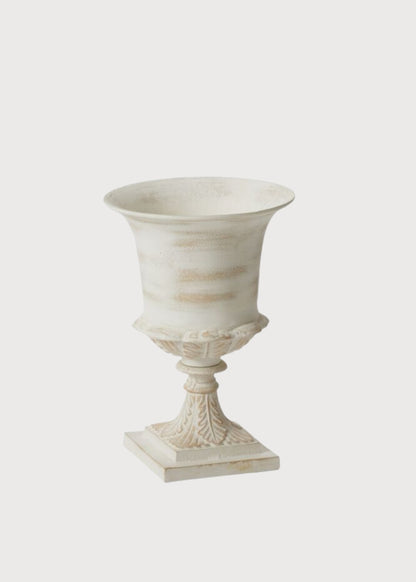 Distressed Metal Urn