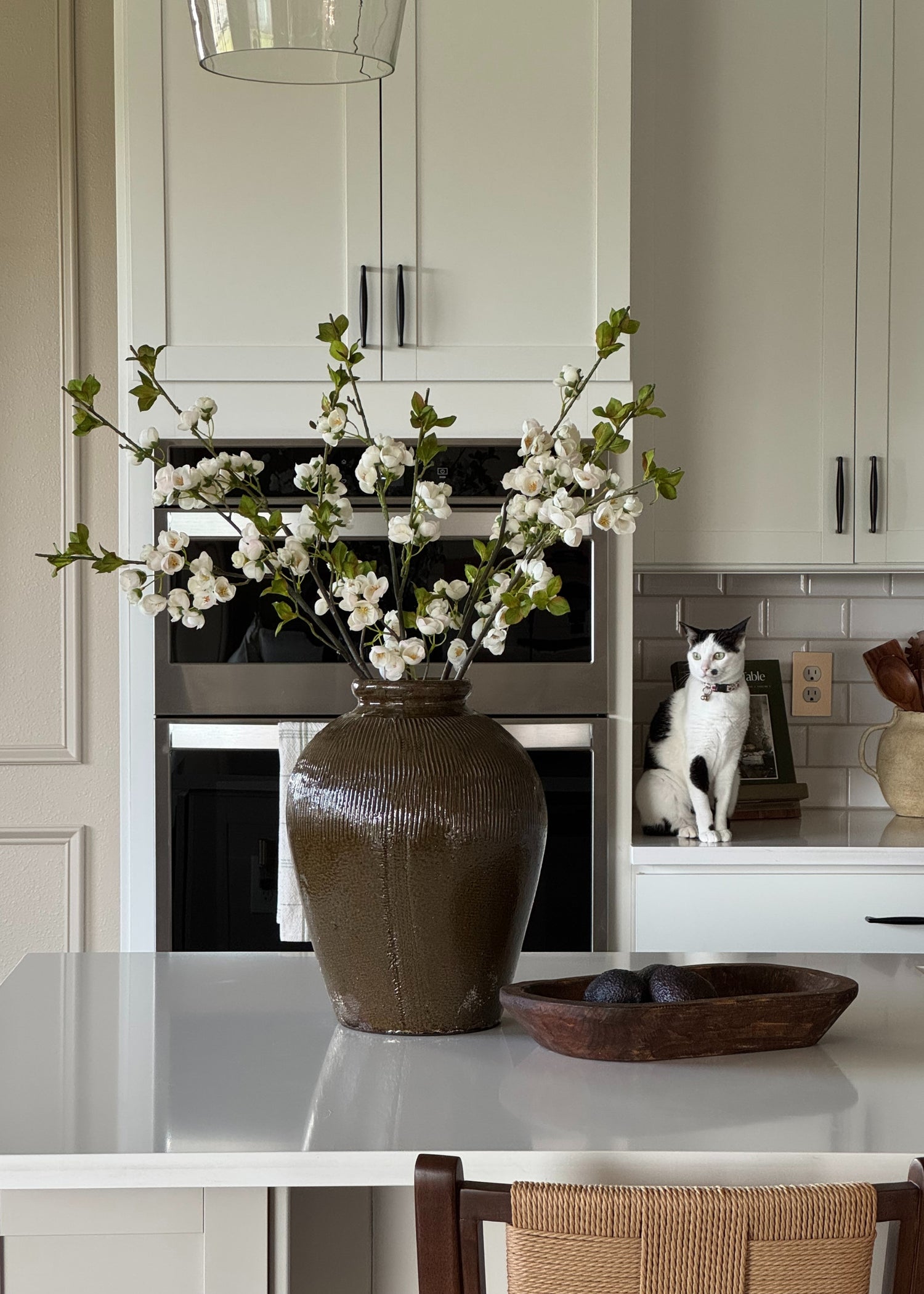 Faux Plum Blossom Flower Branches