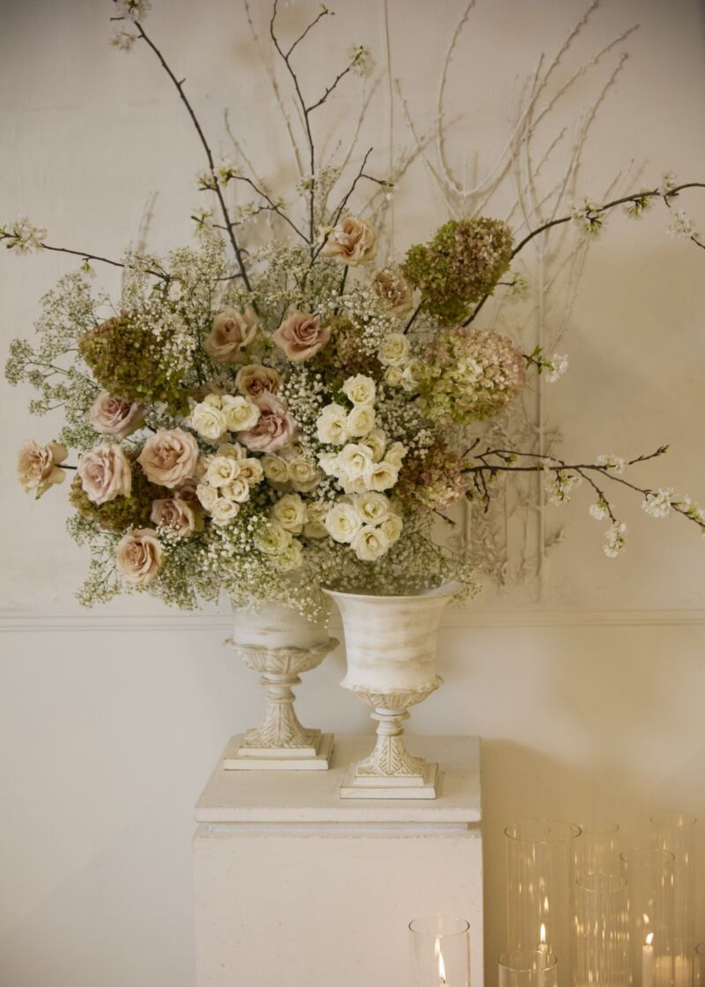 Distressed Metal Urn