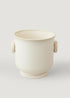 Large Ceramic Cache Pot in Cream at Afloral