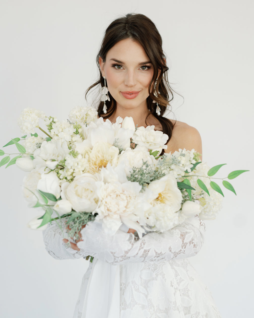 DIY - Large Elegant White Bouquet Design by Aubrey Wood