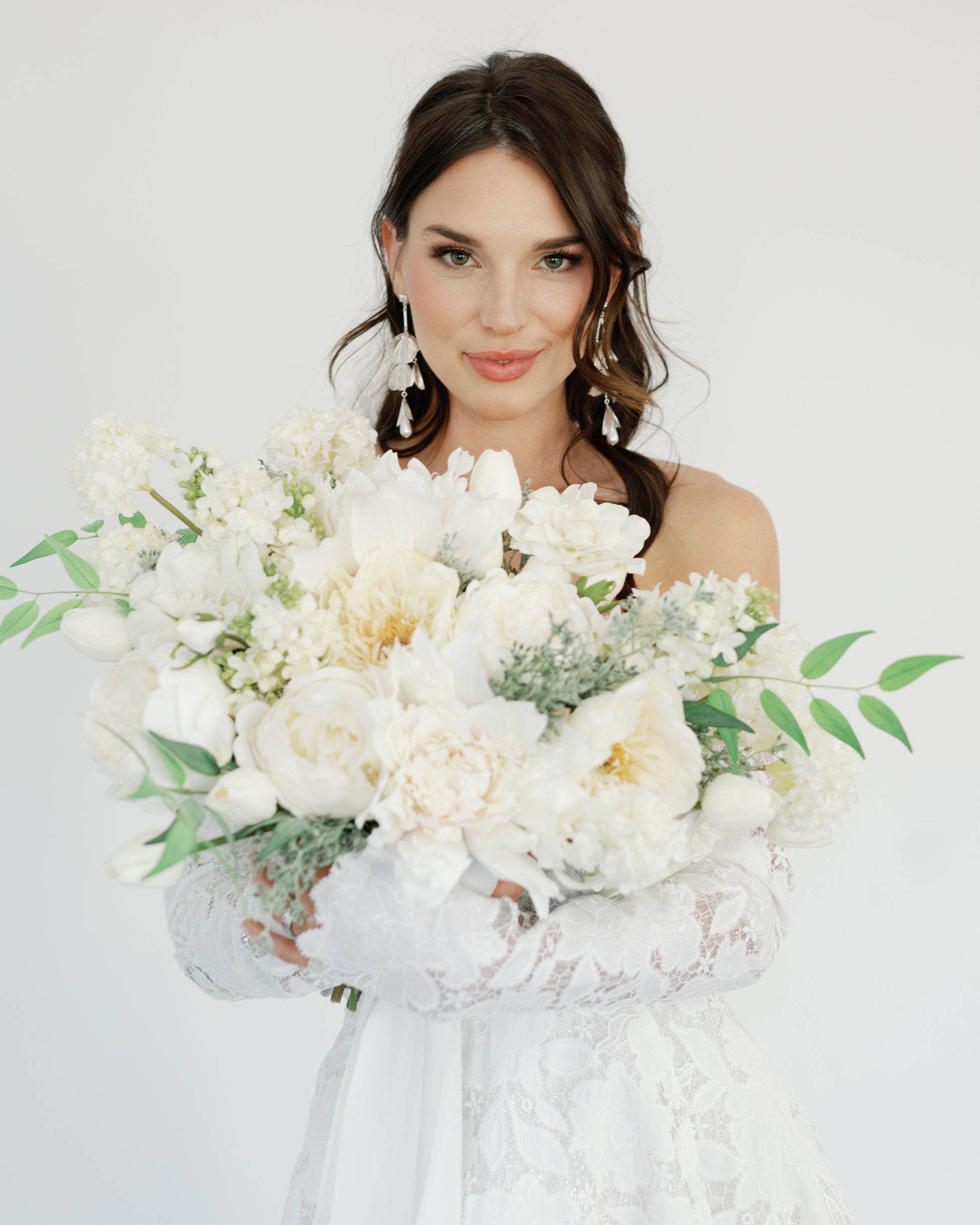 DIY - Large Elegant White Bouquet Design by Aubrey Wood