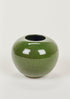 Handmade Clay Vases at Afloral Rose Bowl Vase in Green Glaze