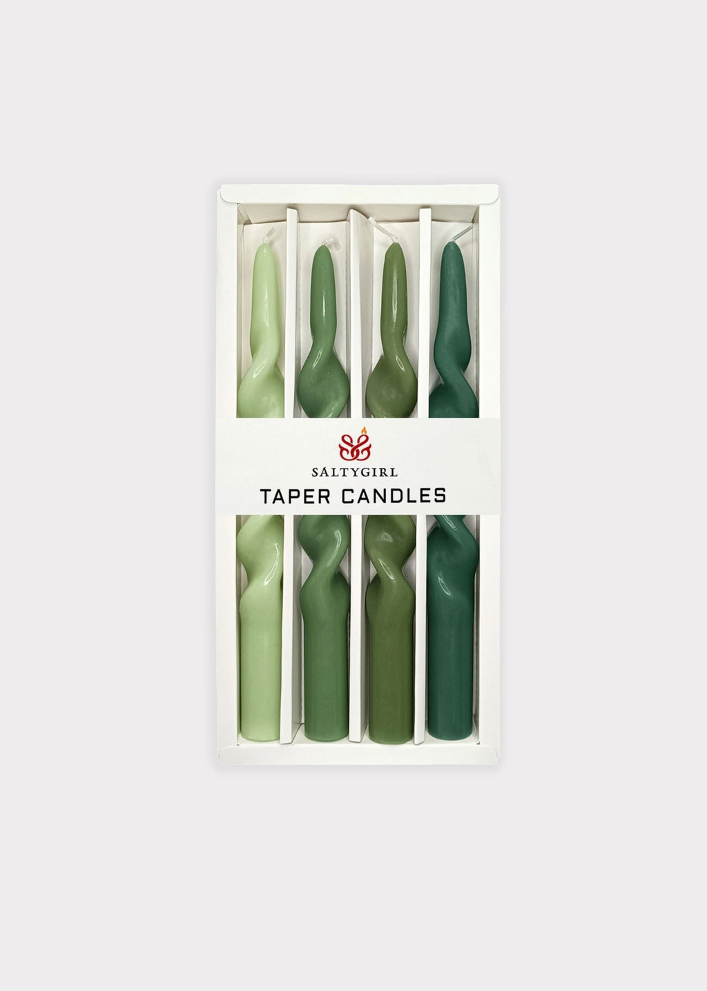 Candles Meta SaltyGirl Taper Candles in Green at Afloral