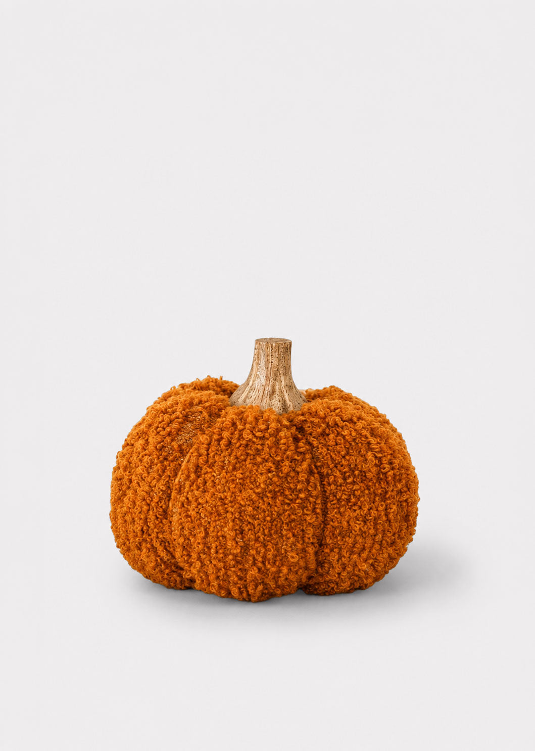 artificial orange pumpkin