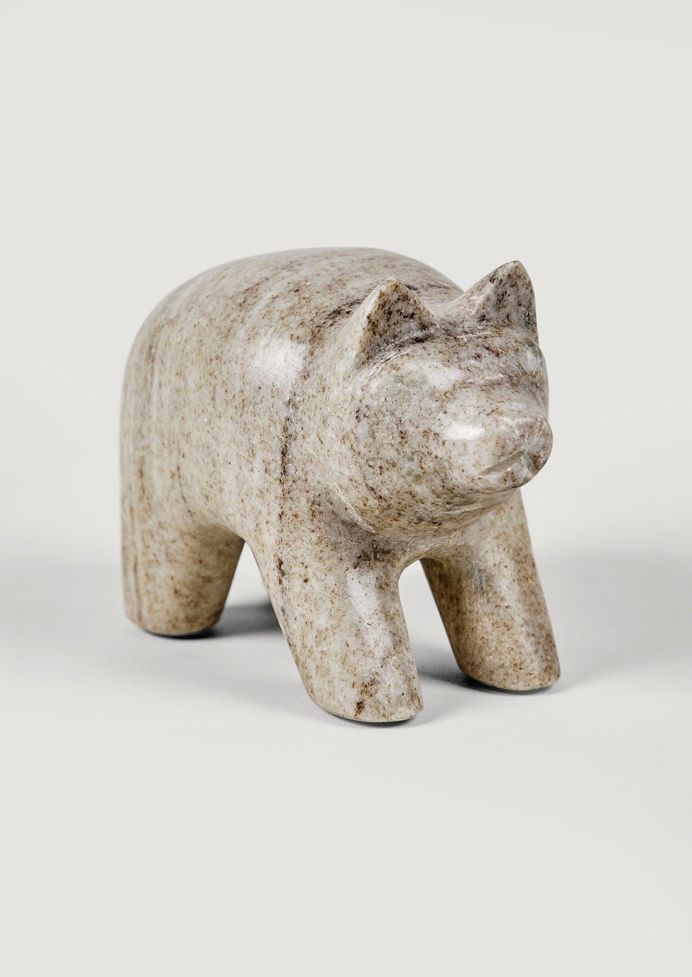 Afloral Animal Decor Marble Bear Paperweight