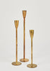 Holiday Home Decor Set of Antique Metal Candle Holders
