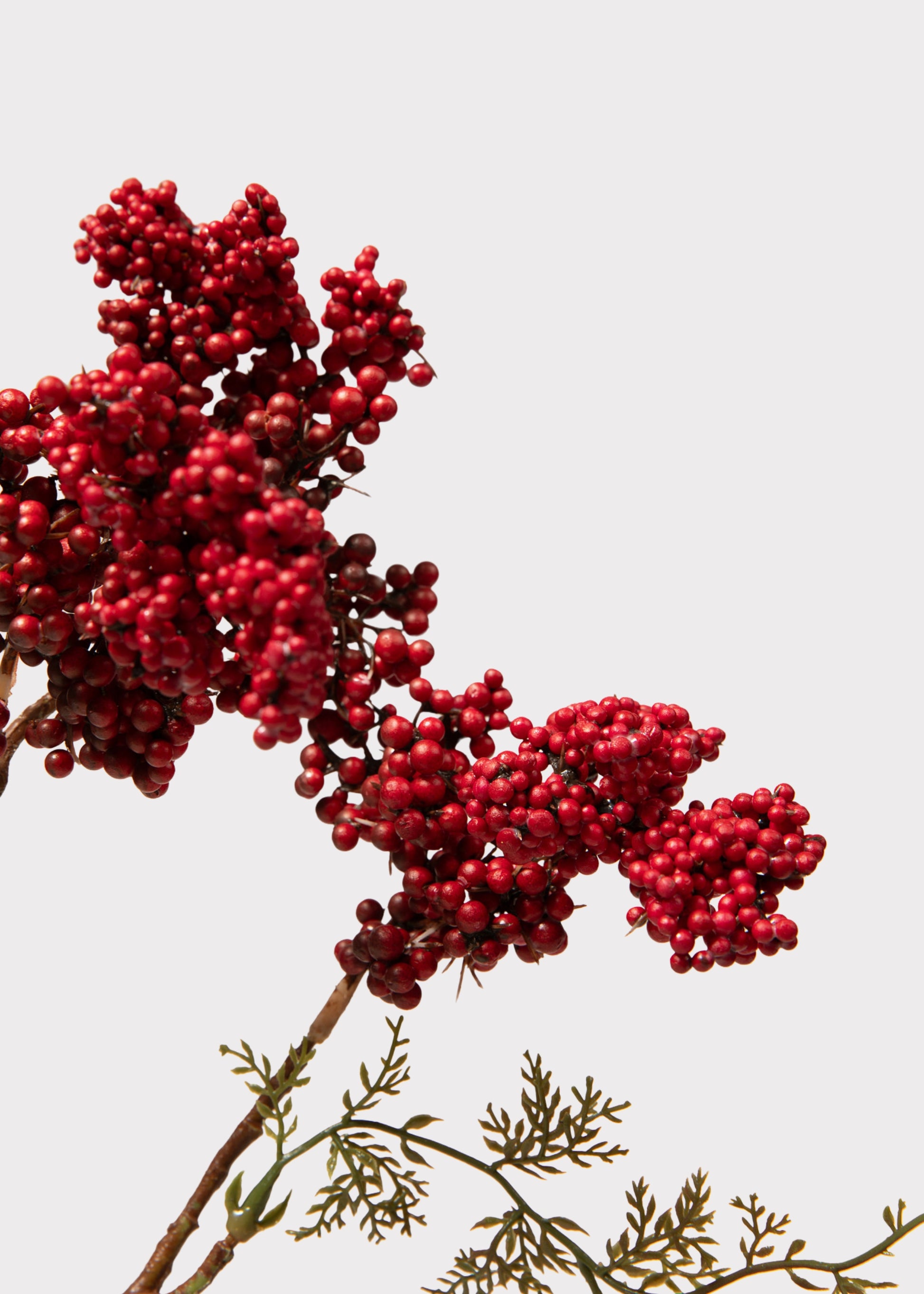Fake Red Berries For Holiday Decorating