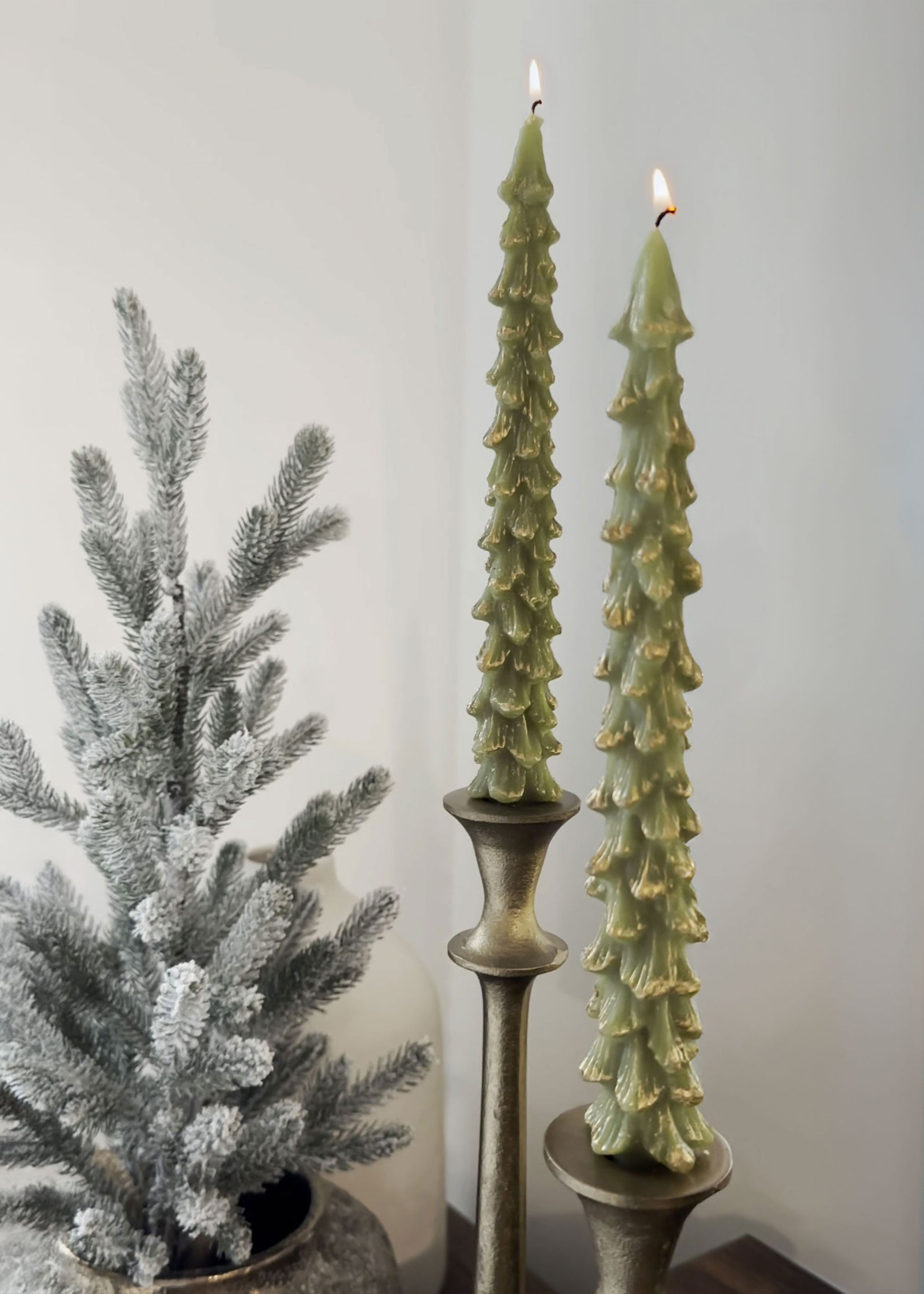 Christmas Tree Taper Candles