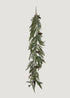 Artificial Spruce and Pine Winter Garland with Cones