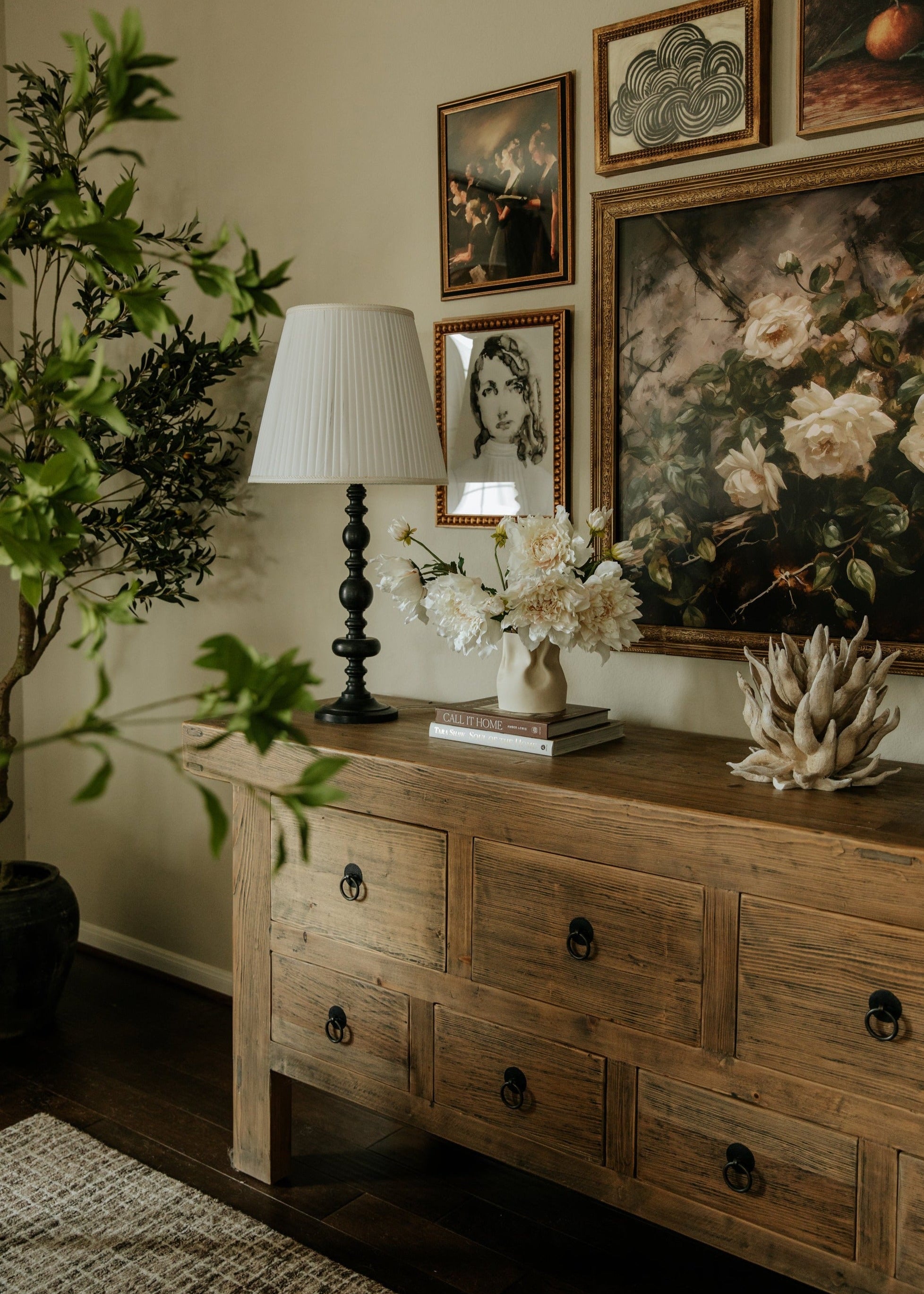 Fake Dahlia Arrangement home decorating