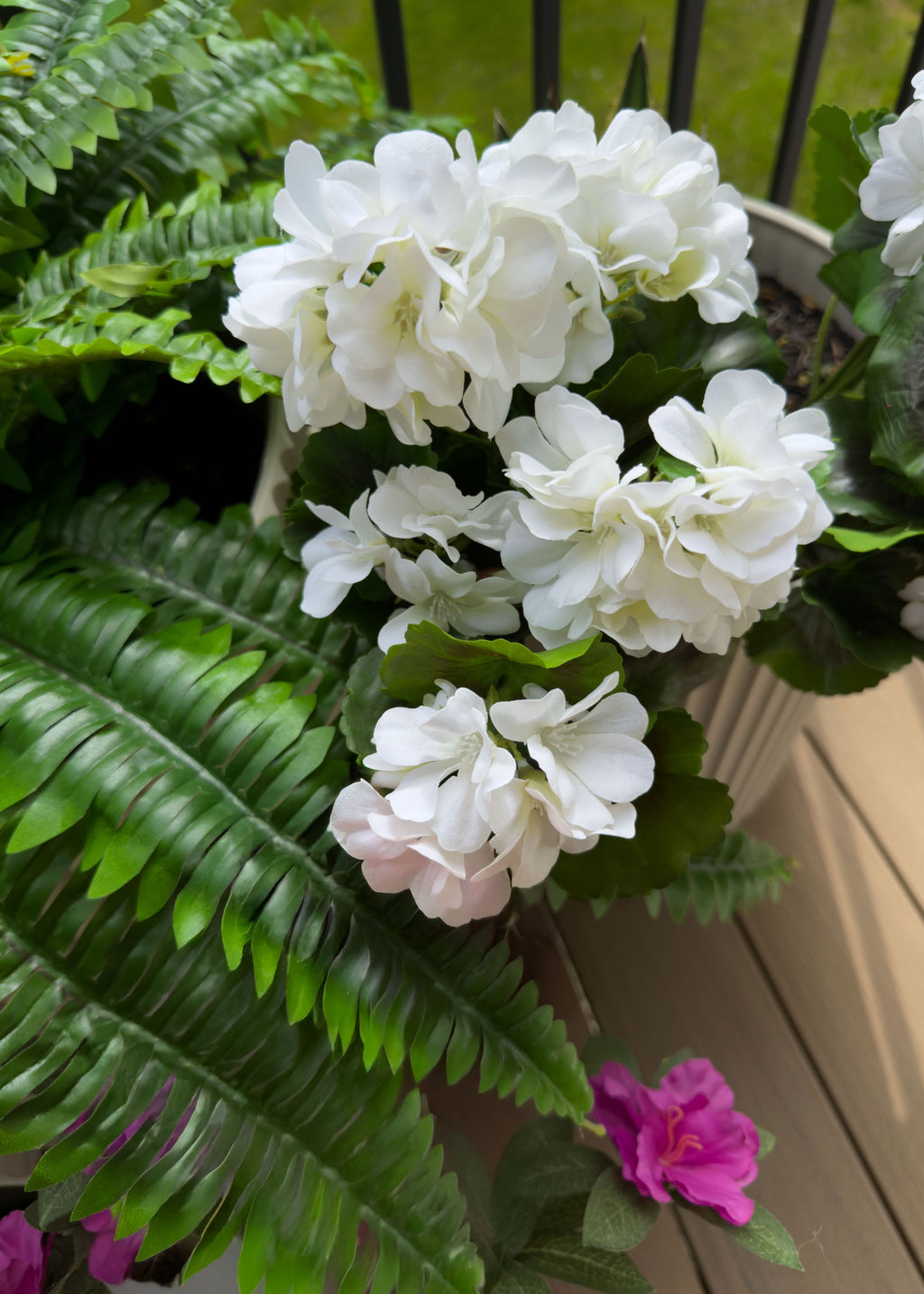 Artificial Outdoor Geranium