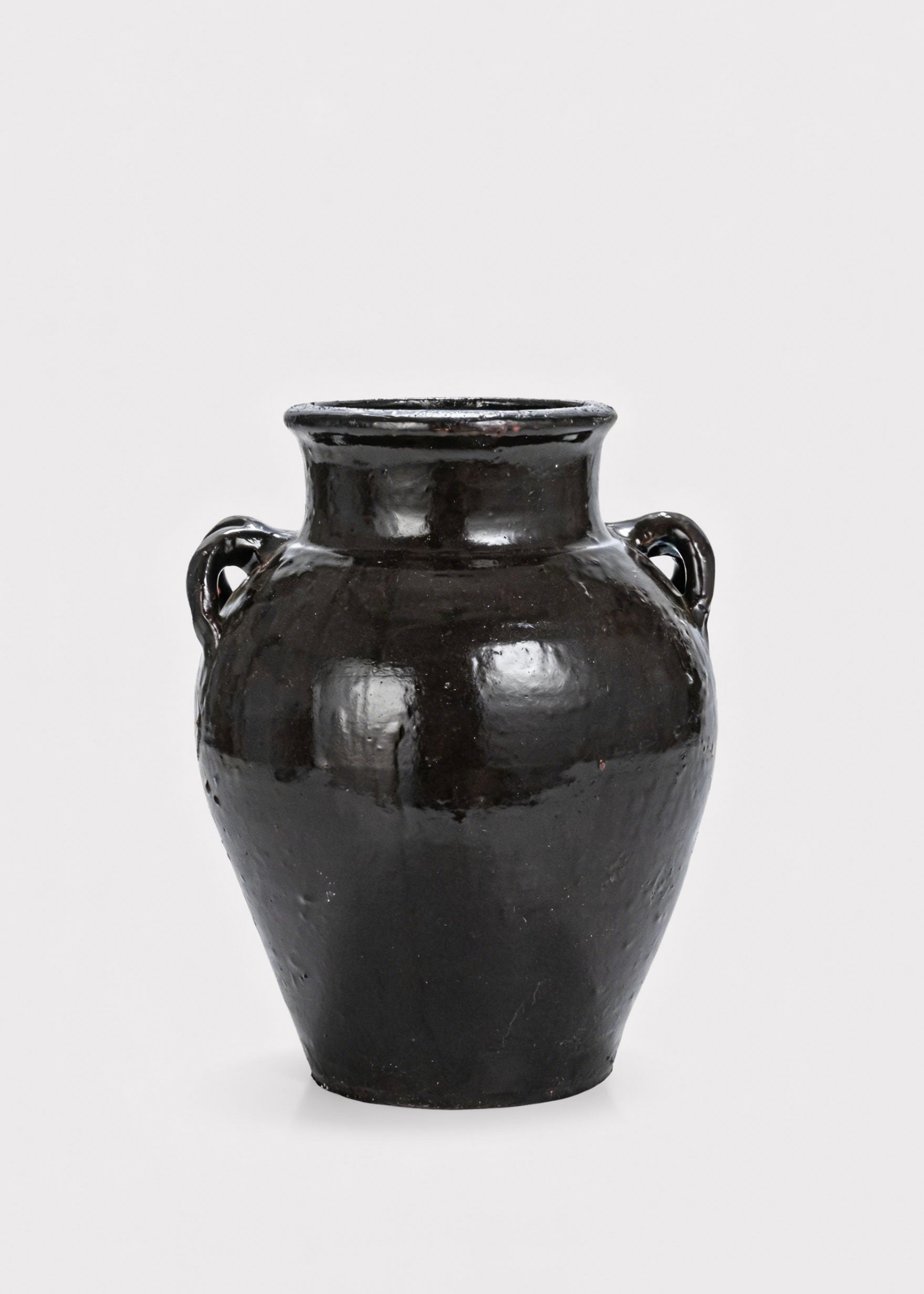 Large Distressed Clay Jar Vase