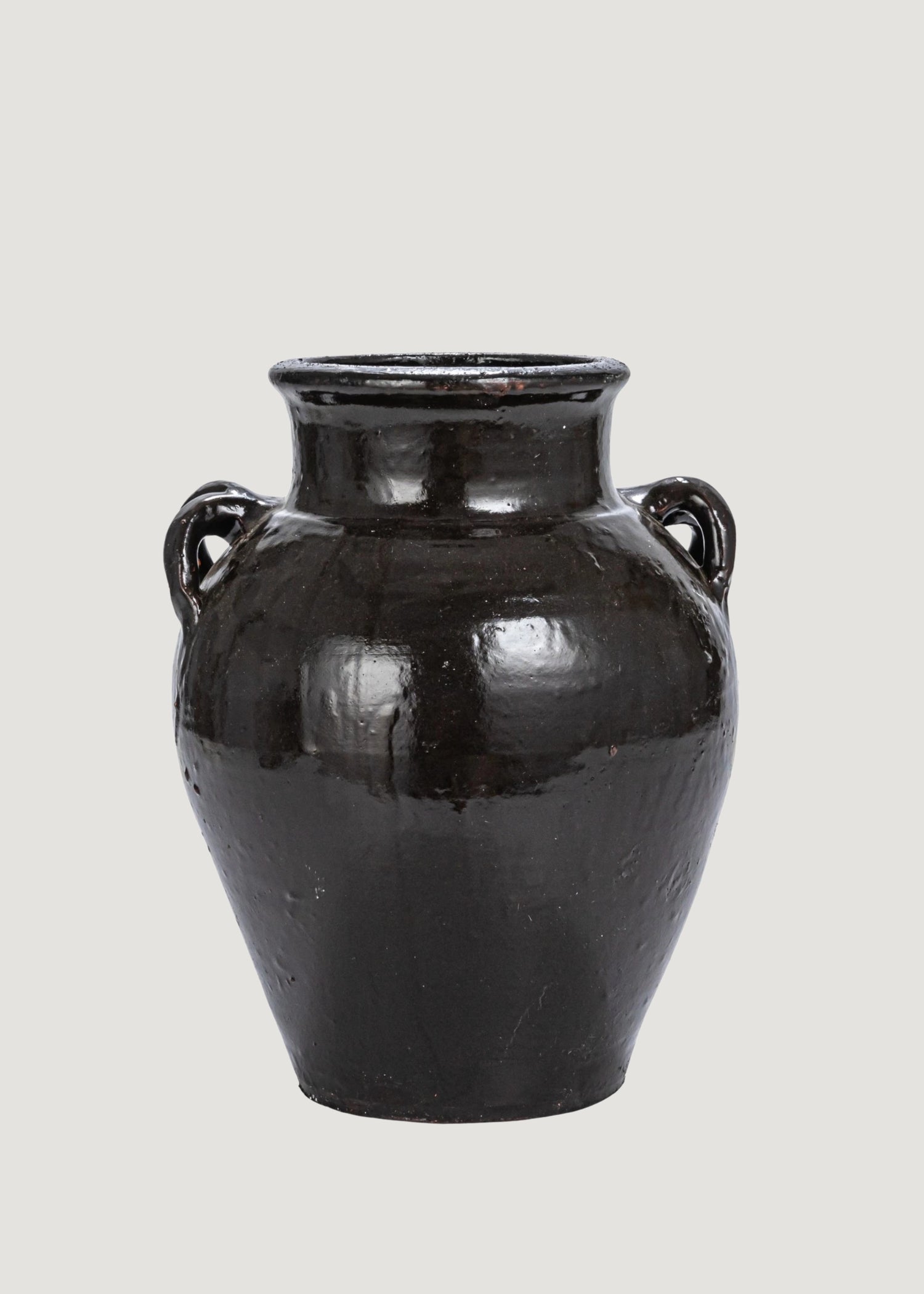 Large Distressed Clay Jar Vase