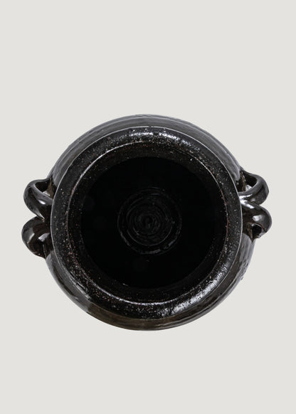 Opening of the Large Distressed Clay  Vase