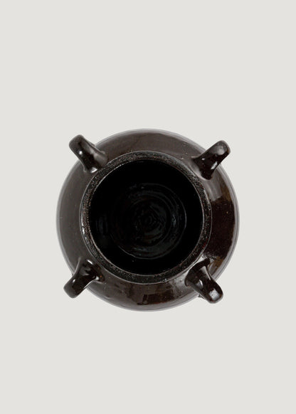 Opening of Round Clay Vase 