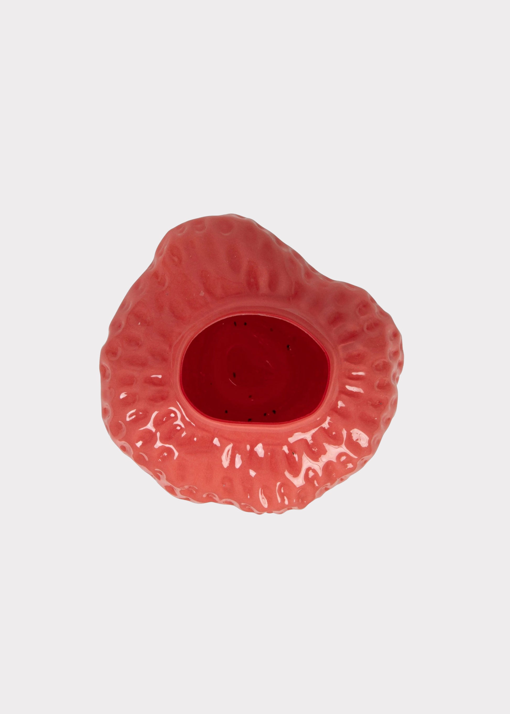 Opening of Pink Glass Strawberry Vase