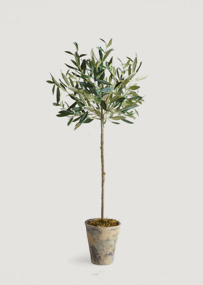 Artificial Potted Olive Tree Plant 