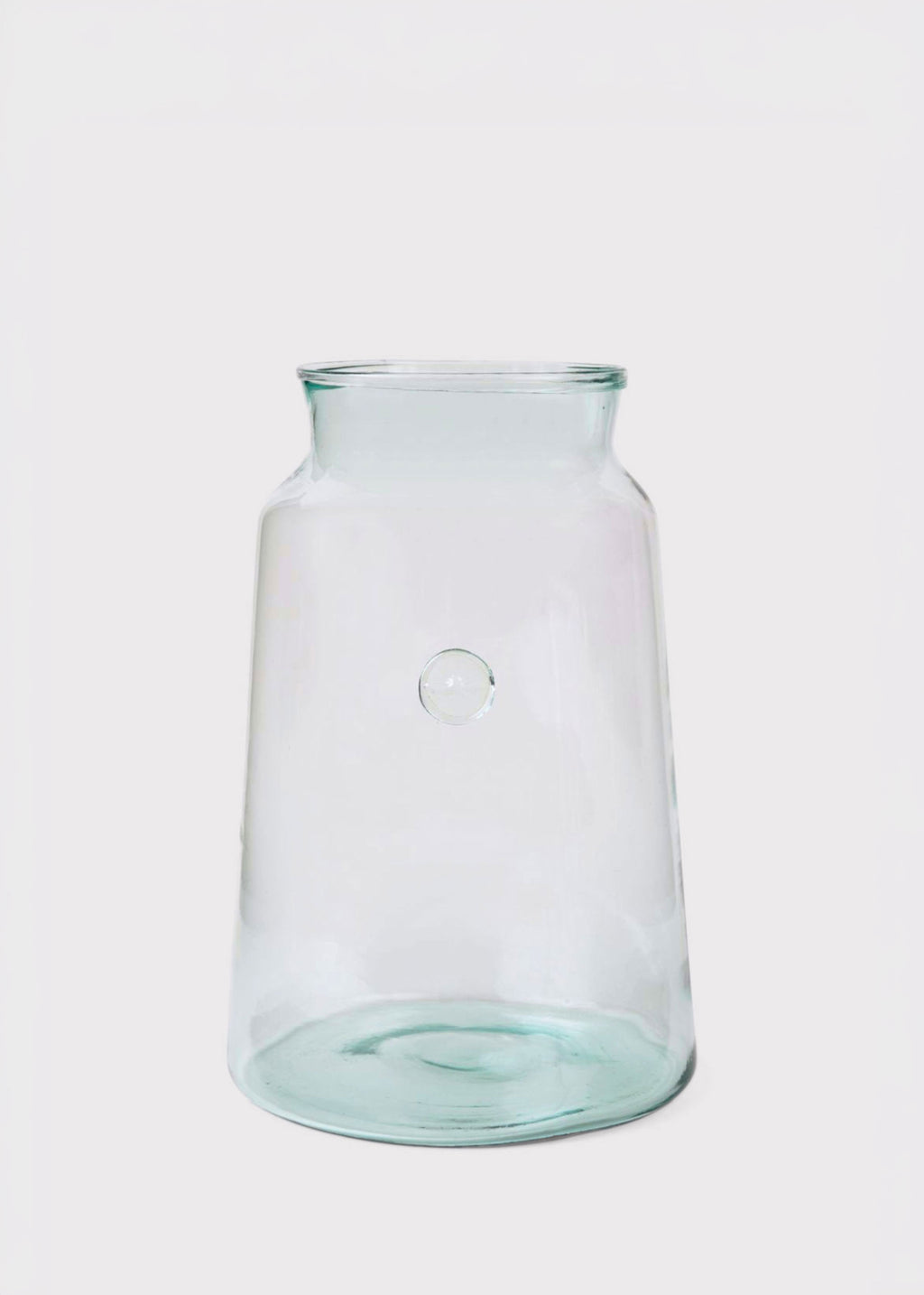 etúHOME French Mason Jar Glass Vase
