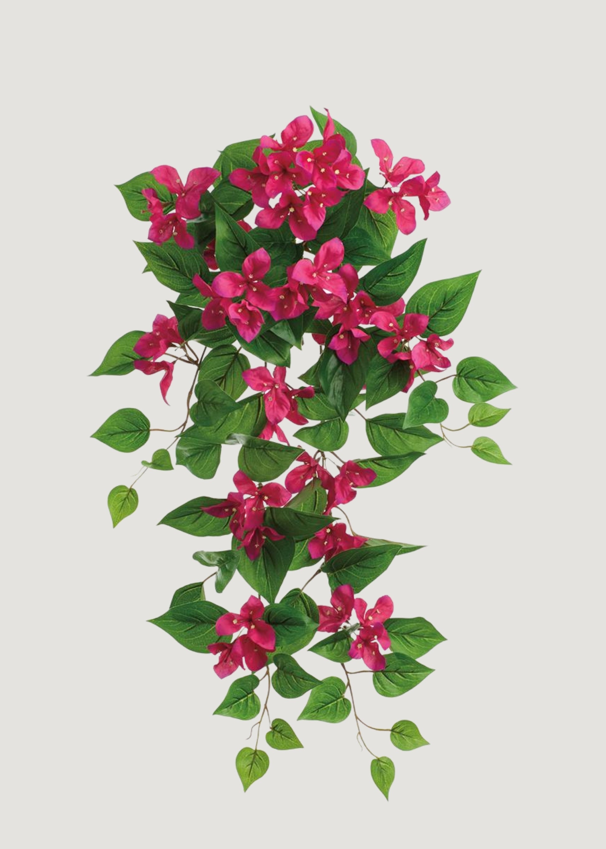 Hot Pink Bougainvillea Fake Bush