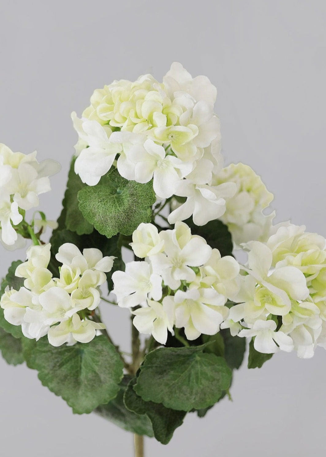 Artificial Outdoor Flowers in Cream White