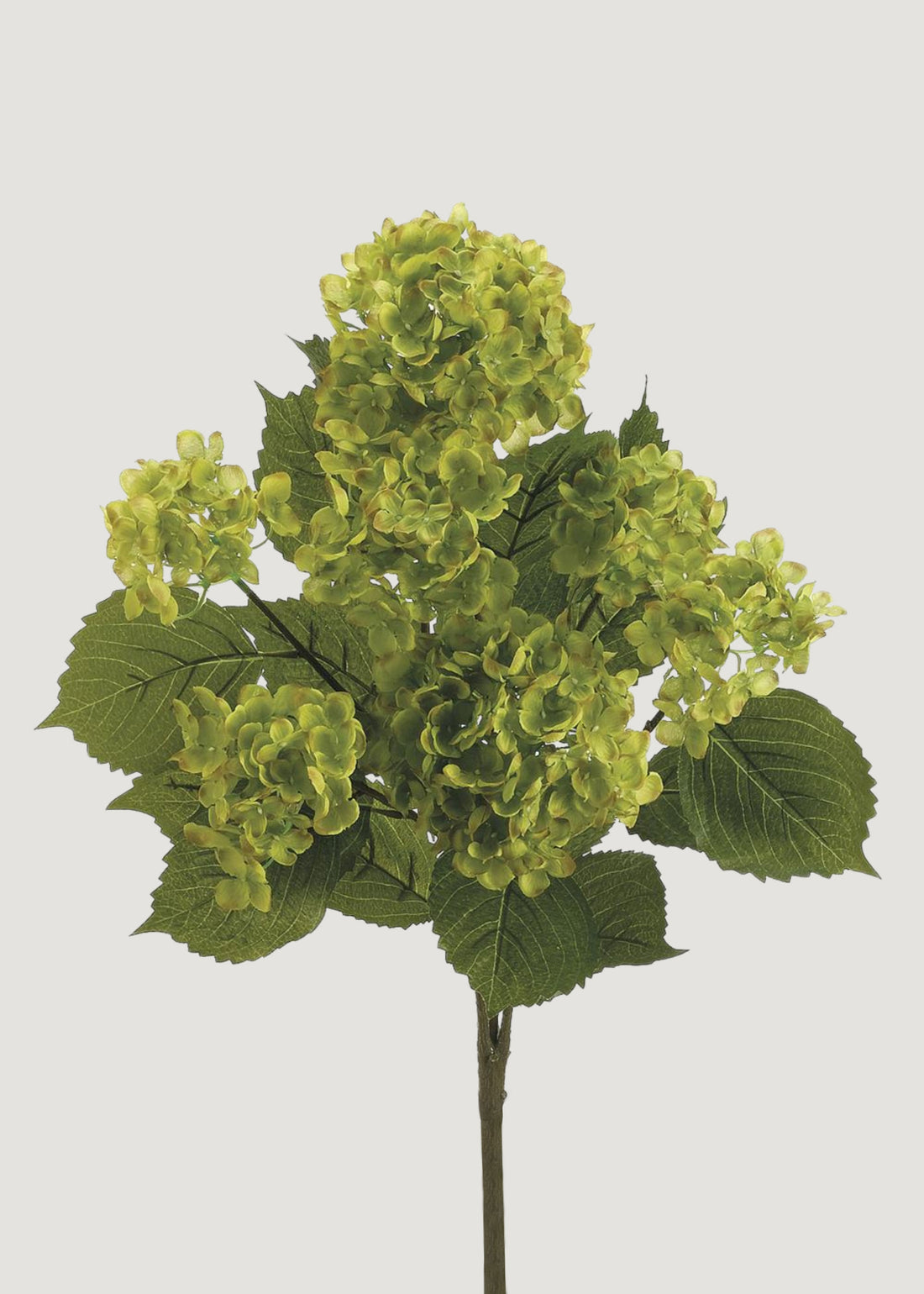 Green Blooming Artificial Hydrangea Bush