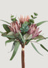 Fake Protea and Eucalyptus Bouquet 