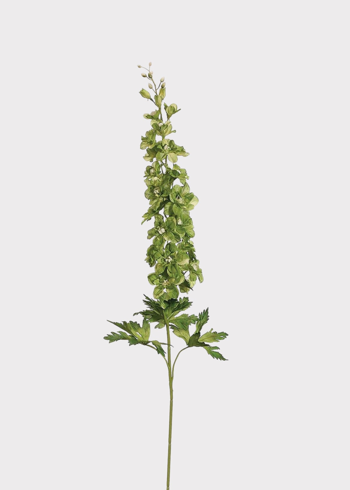 Green Artificial Delphinium Wildflower Stem