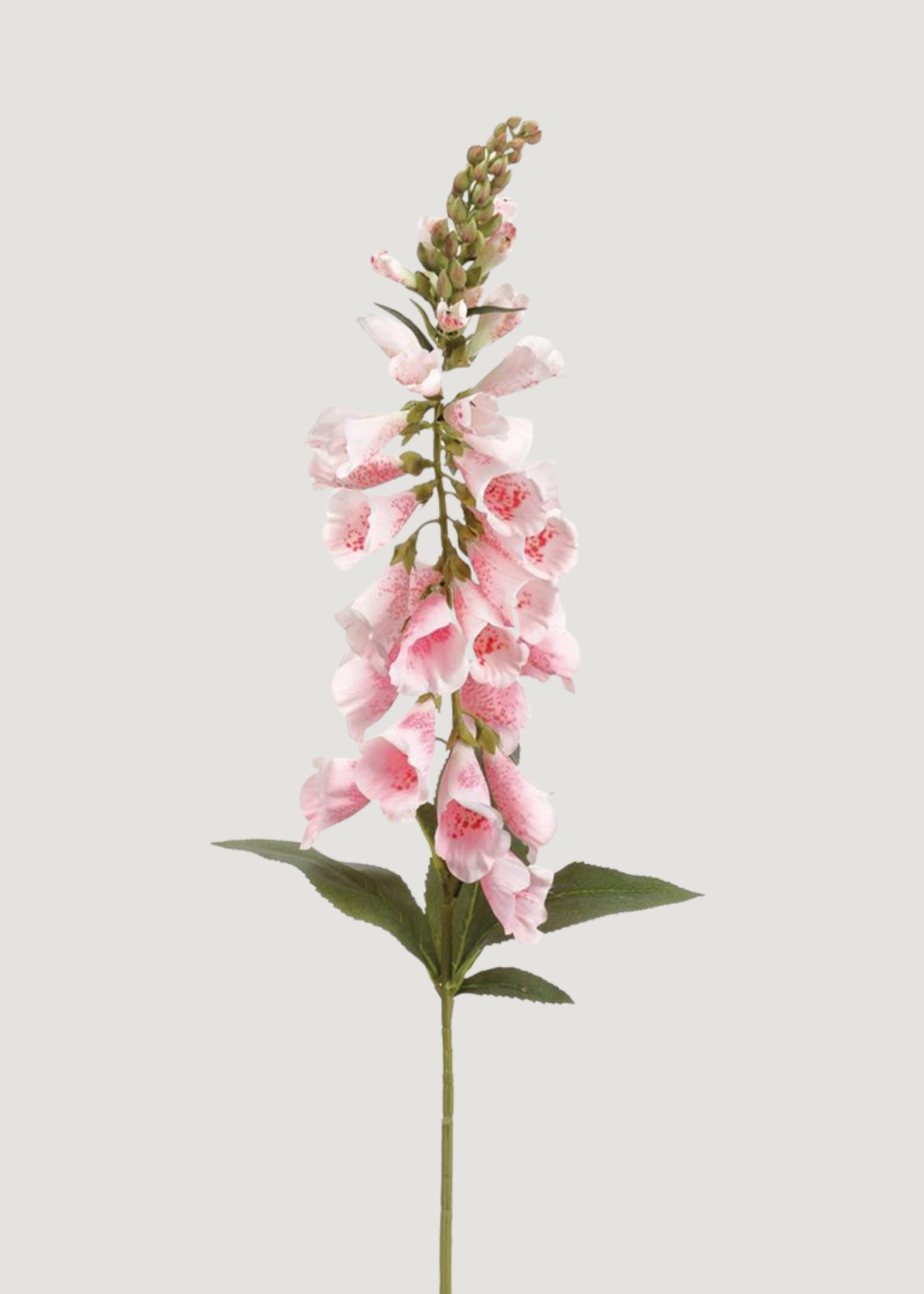 Pink Artificial Foxglove Flower Branch 