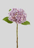 Faux Lavender Hydrangea Stem
