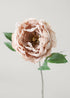 Afloral Luxe Faux Flowers Peony in Taupe Mauve