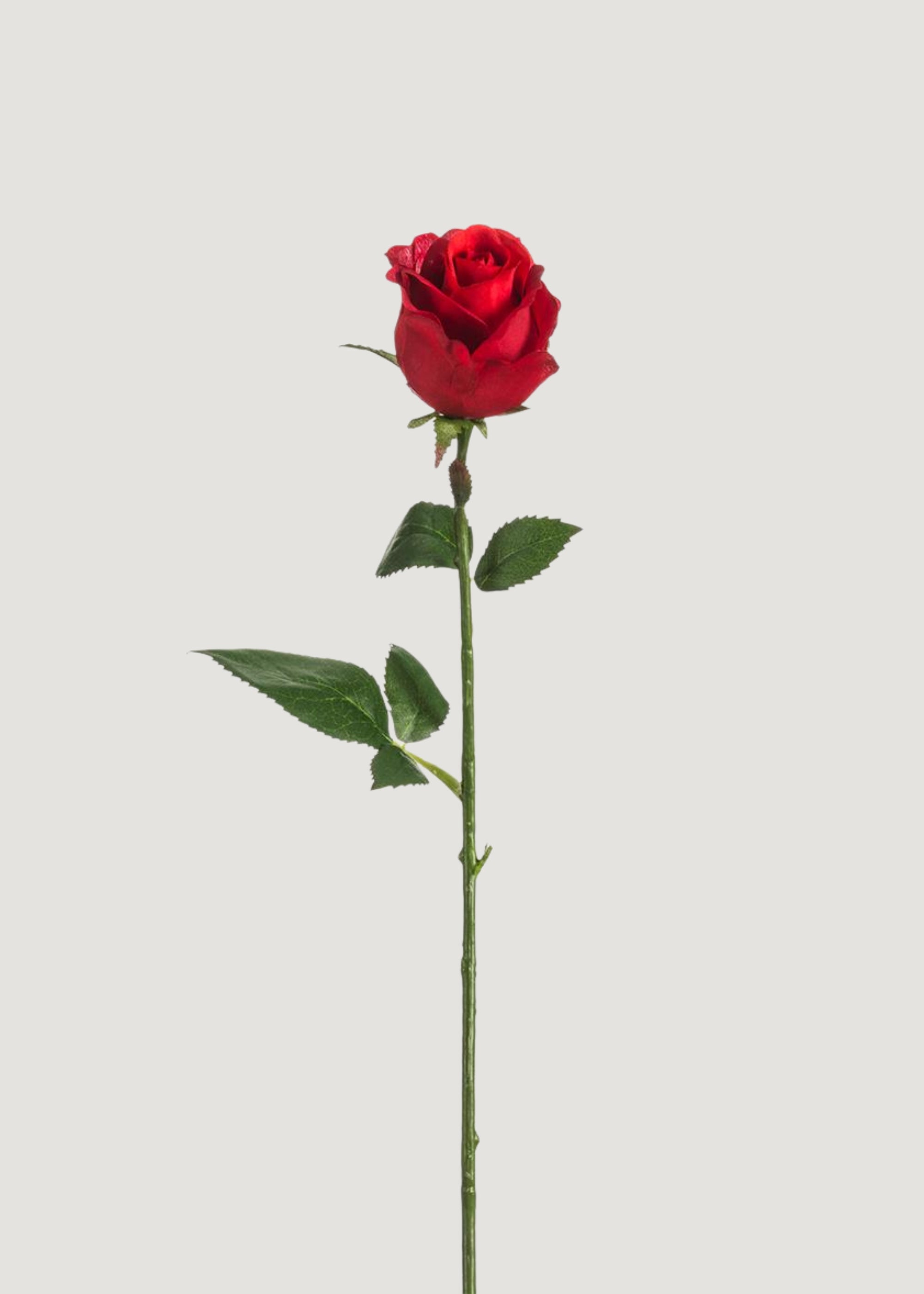 Fake Red Rose Bud