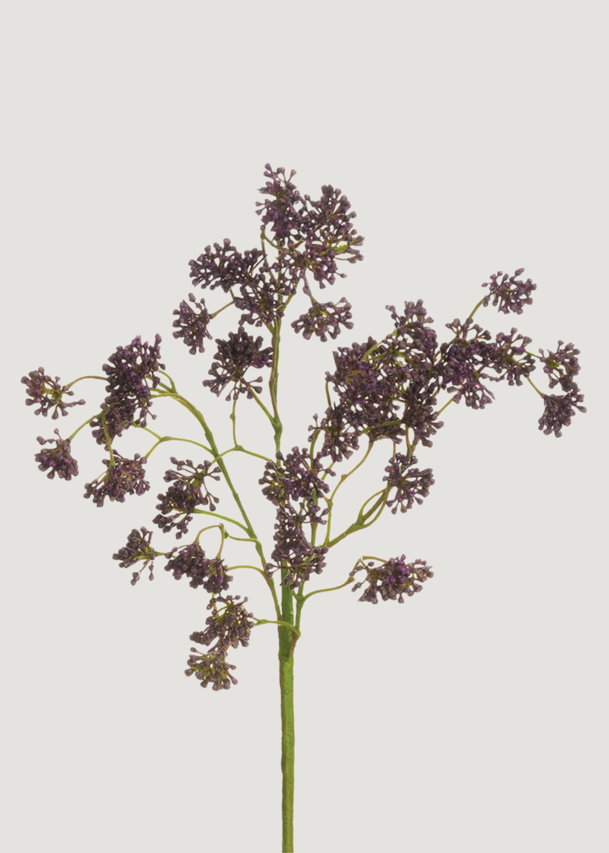 Plum Purple Artificial Sedum Succulent Spray