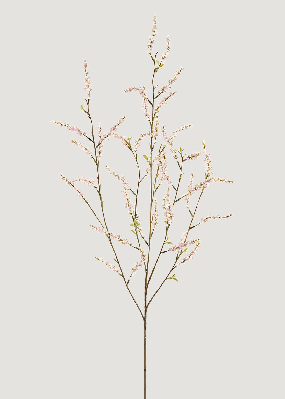Pink Artificial Spirea Wildflower Branch -