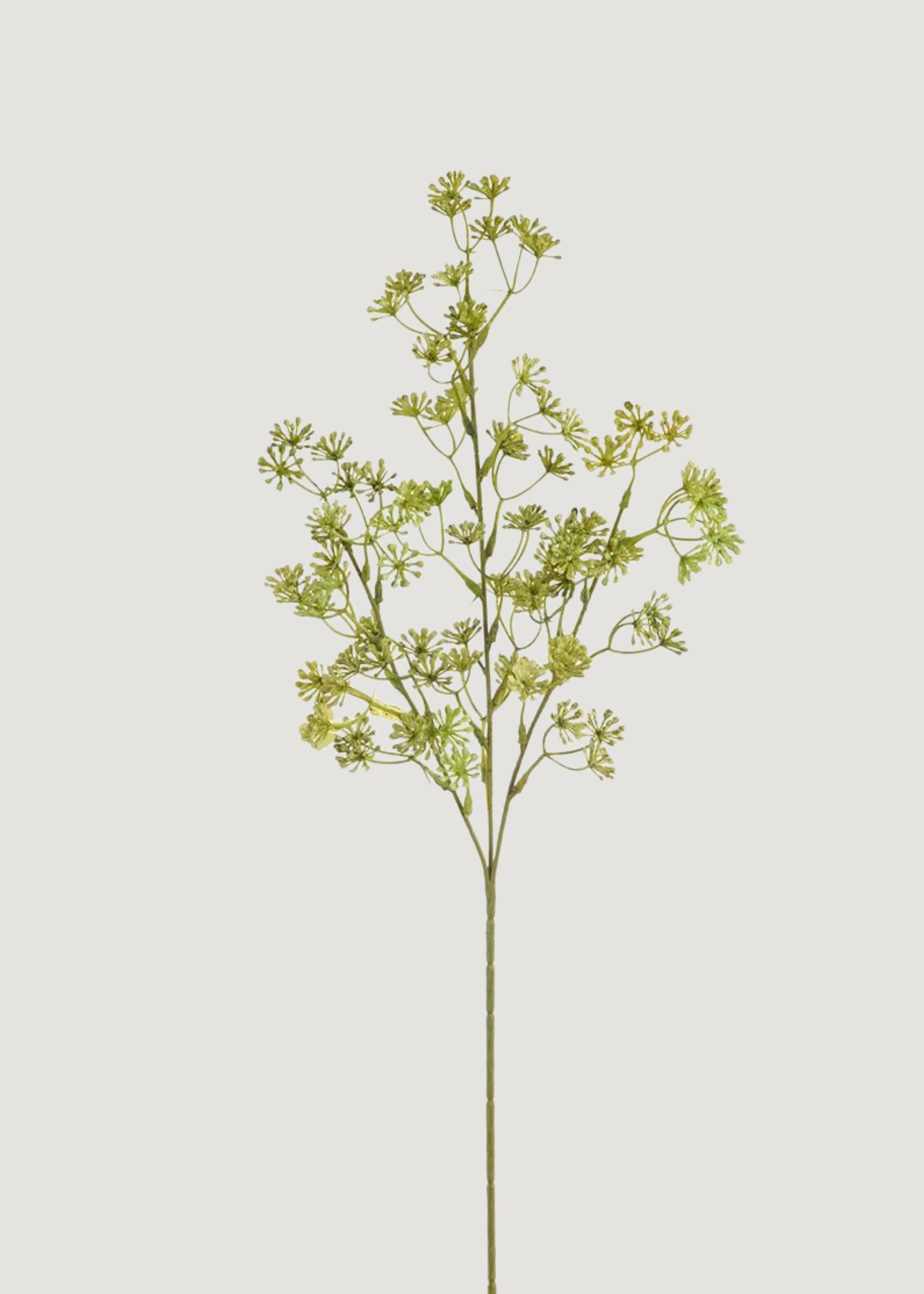 Green Fake Sedum Succulent Cluster Branch