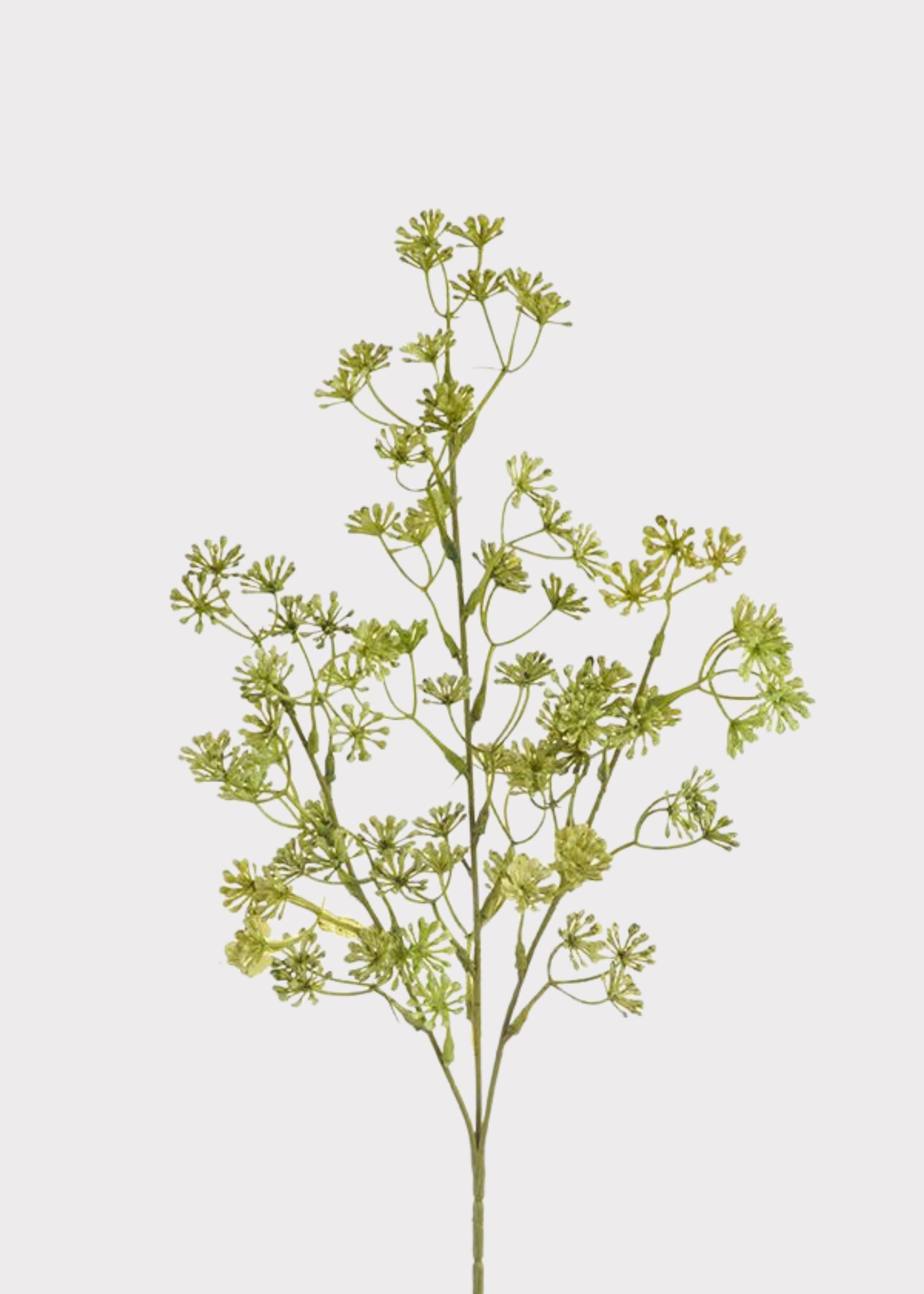 Green Fake Sedum Succulent Cluster Branch
