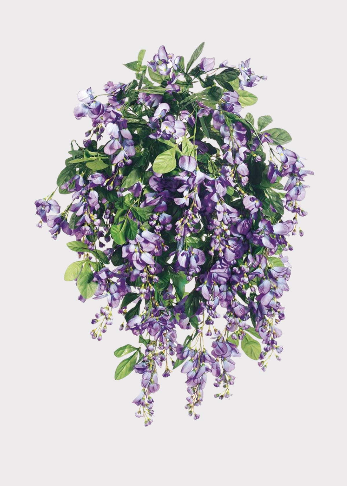 Violet Purple Fake Wisteria Hanging Flower Bush