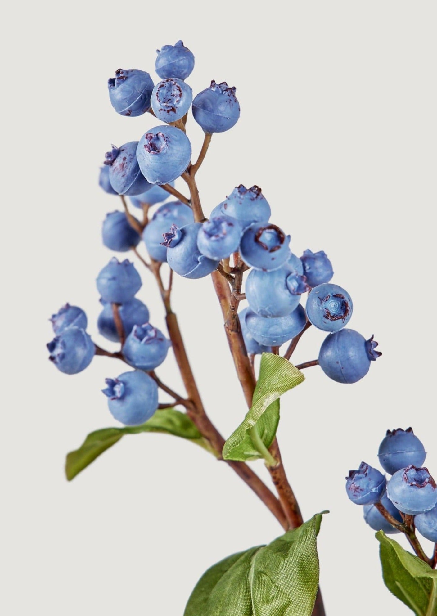Artificial Fruit Blueberry Branch in Blue