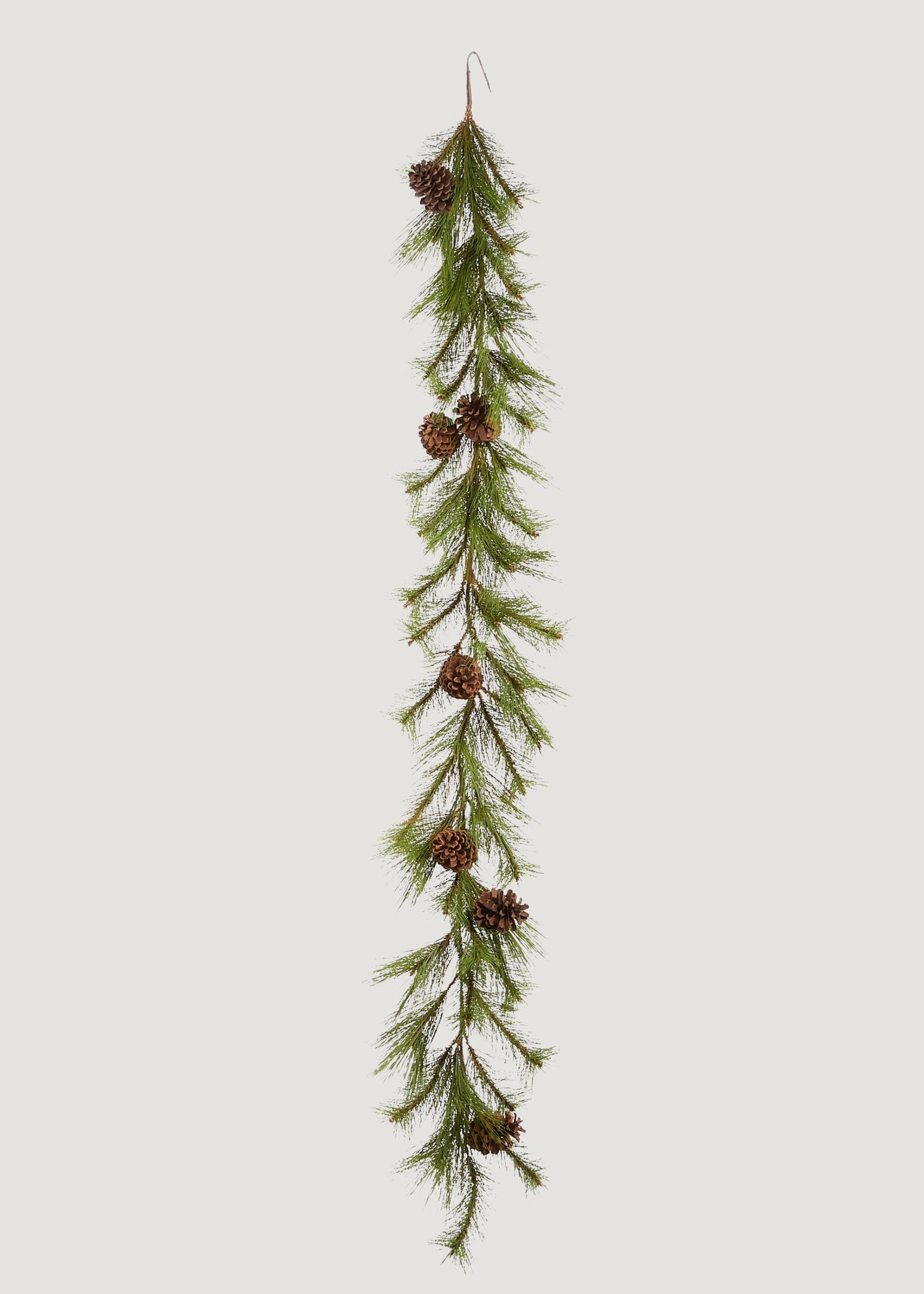 Fake Long Needle Pine and Cone Winter Garland
