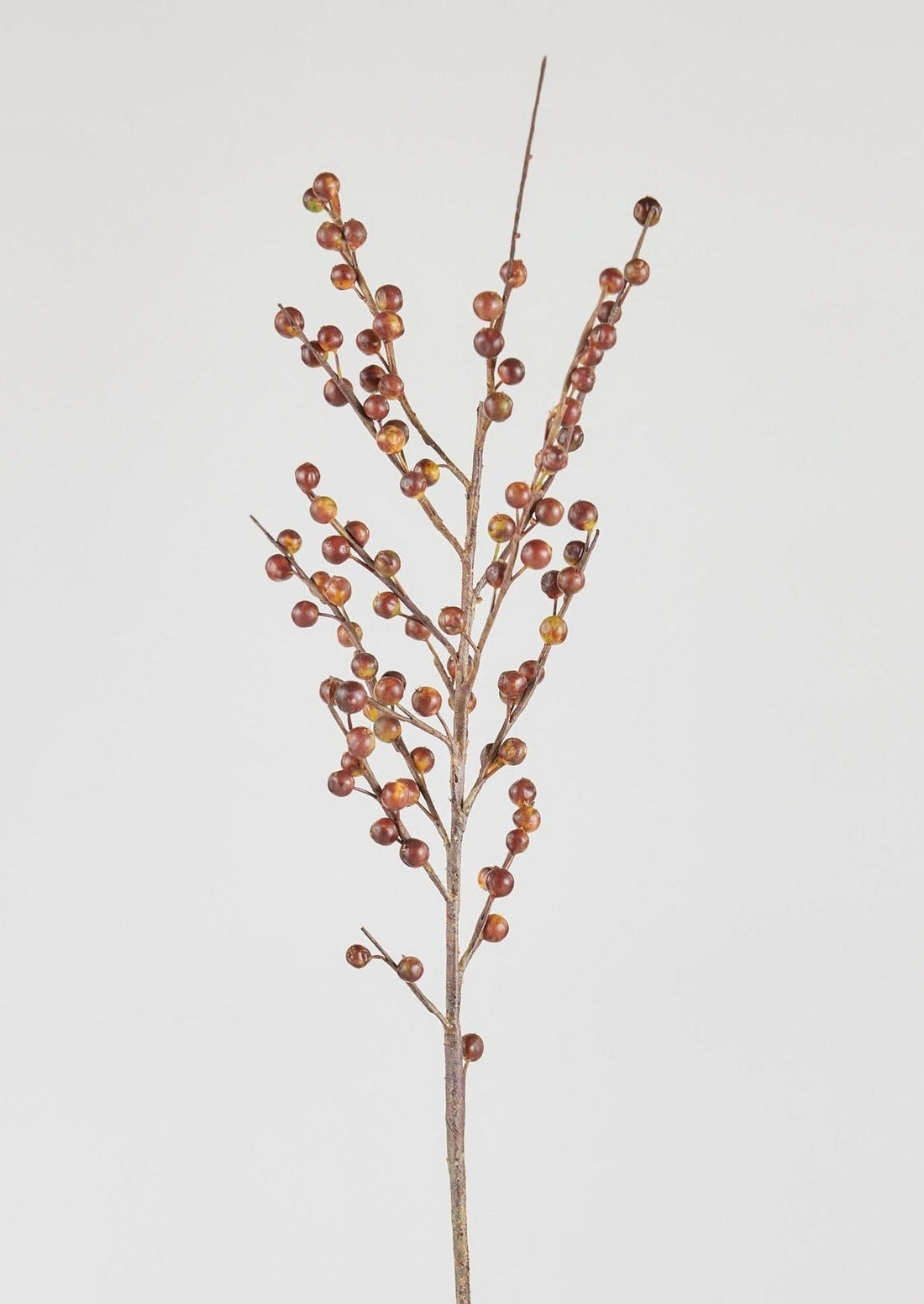 Afloral Artificial Burgundy Berries in Ilex Berry Branch