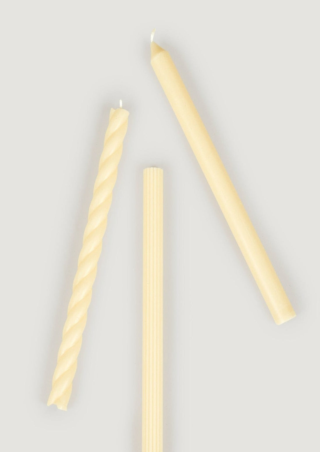 Afloral Set of 3 Cream Taper Candles